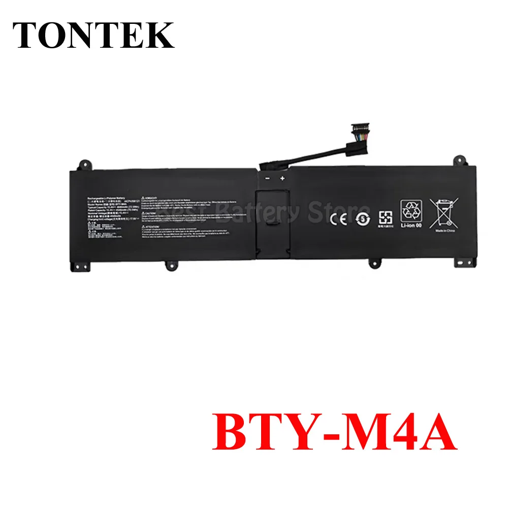 BTY-M4A Laptop Battery For MSI Summit E14 Flip Evo A12MT Notebook