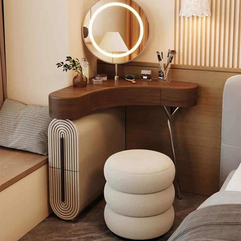 

Medieval solid wood corner dresser storage cabinet chest integrated bedroom small apartment corner triangular