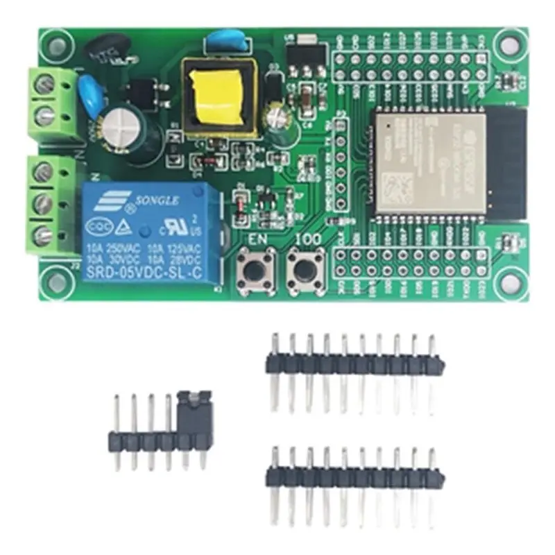 

Модуль реле B50B-1 с Wi-Fi, Bluetooth и BLE на базе ESP32, питание AC90-250В, плата разработки ESP32-WROOM-32E, порт ввода/вывода