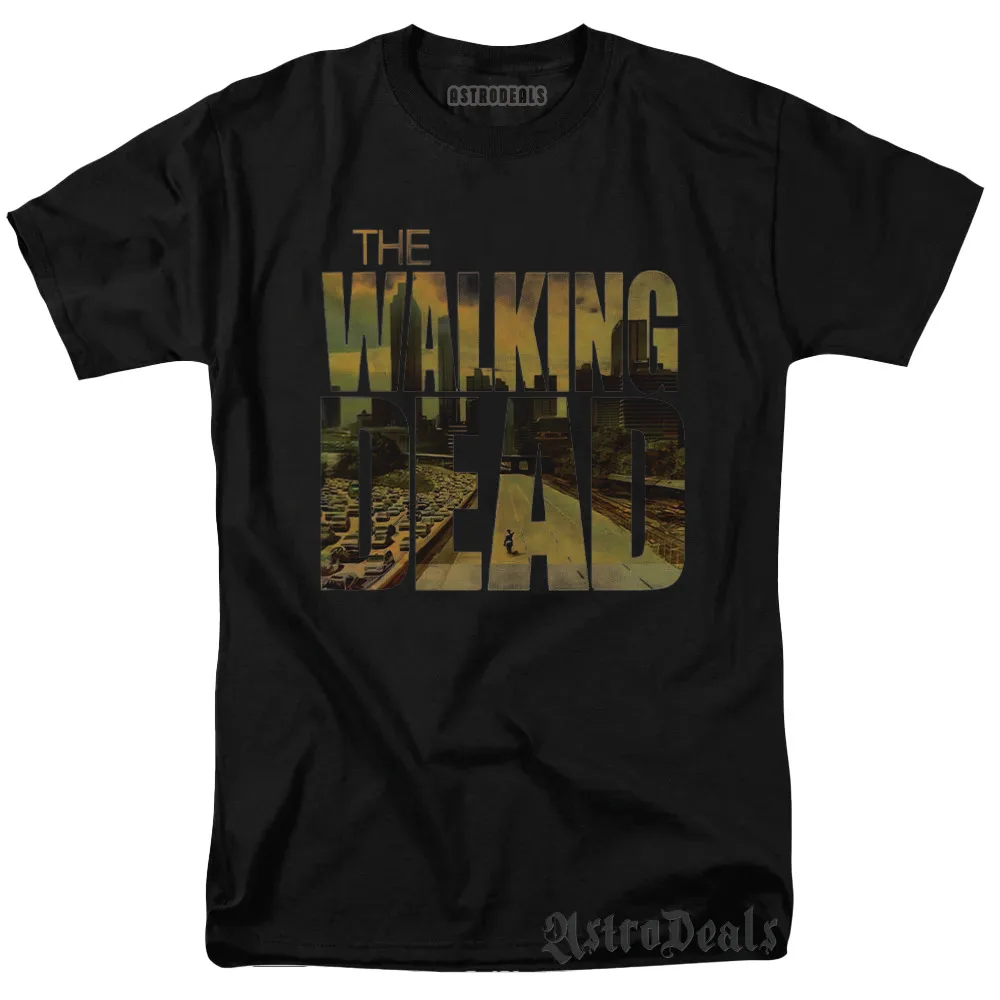 The Walking Dead AMC T shirt Zombie Horror promo graphic design T-Shirt