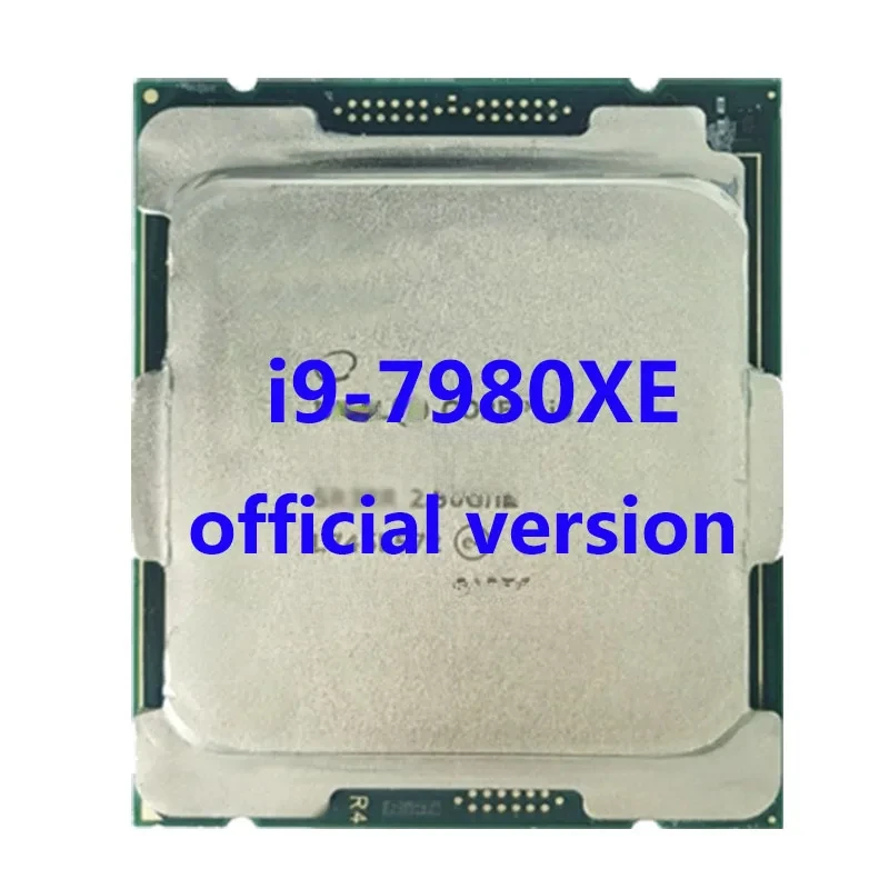 

INTER core i9-7980XE I9-7980XE SR3NH processor18C/36T 2.6GHZ 165W for 24.75MBserver CPU PK 7920X