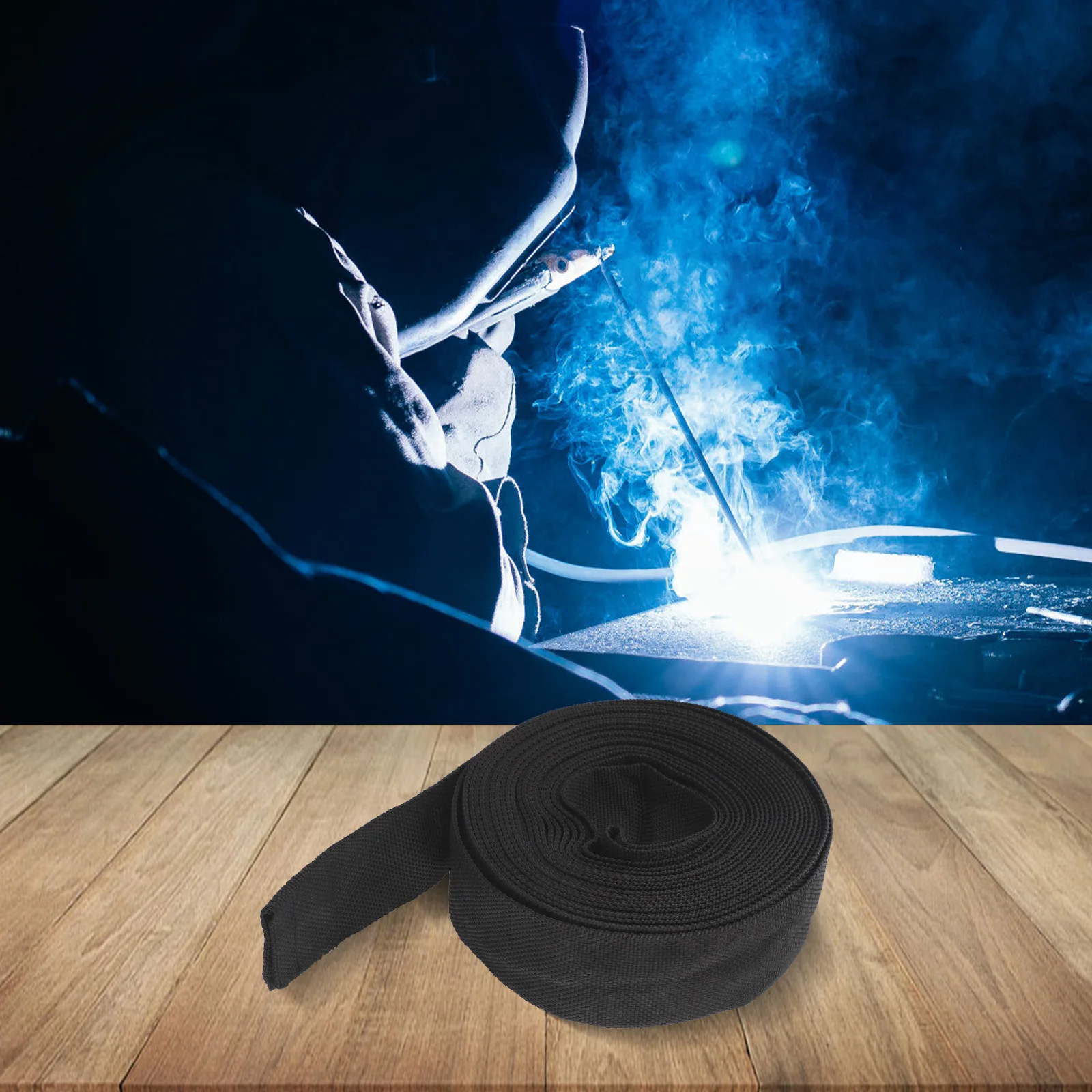 Flame-retardant Cable Cover Insulator Welding Torch Cover Nylon Sleeve Installation Reminder Pipeline Management