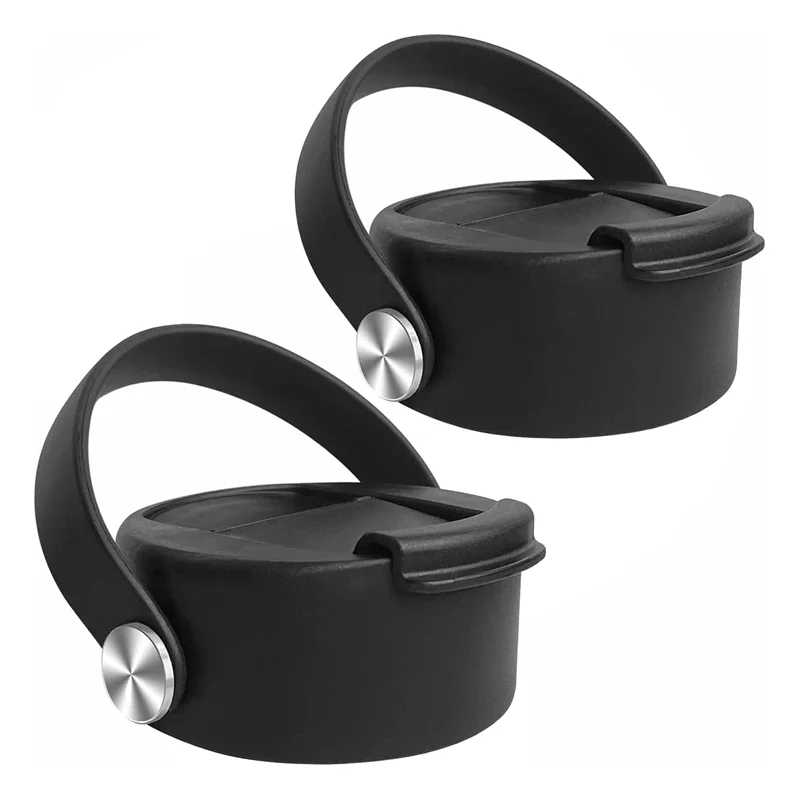 

A44F-Flip Coffee Lids For Hydro Flask Wide Mouth Bottle 12 16 18 20 32 40 64 Oz,Flexible Handle Lid Replacement