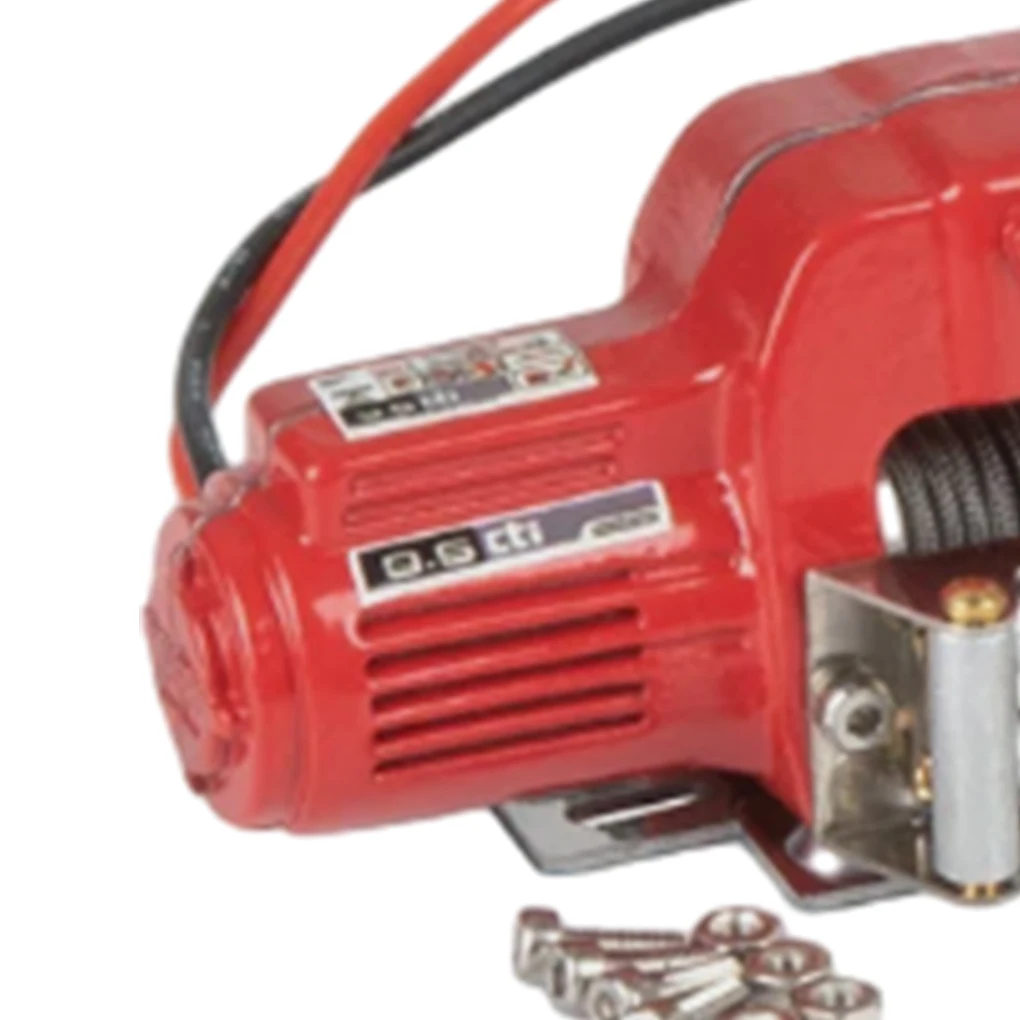 RCGOFOLLOW ونش معدني RC جزء السيارة الكهربائية Rc ونش معدني ل 1/10 SCX10 D90 TRX4 TF2 CC01 كابرا الزاحف #3