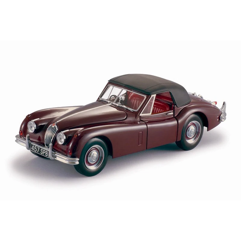 1/18 Scale 1955 Convertible Retro Racing Car XK140 Diecast Alloy Vintage Vehicle Model Toys Fans Collection Decoration Gift