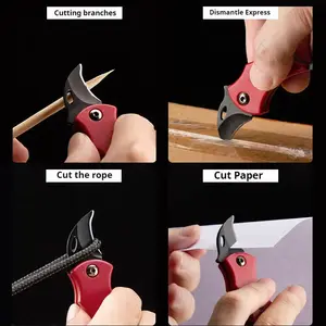 Pocket Pocket Knife Portable EDC Key Key Customer Case Surgers Necklace Carry-On Portable Mini Pocket Knife Main Main Sales EDC - №6