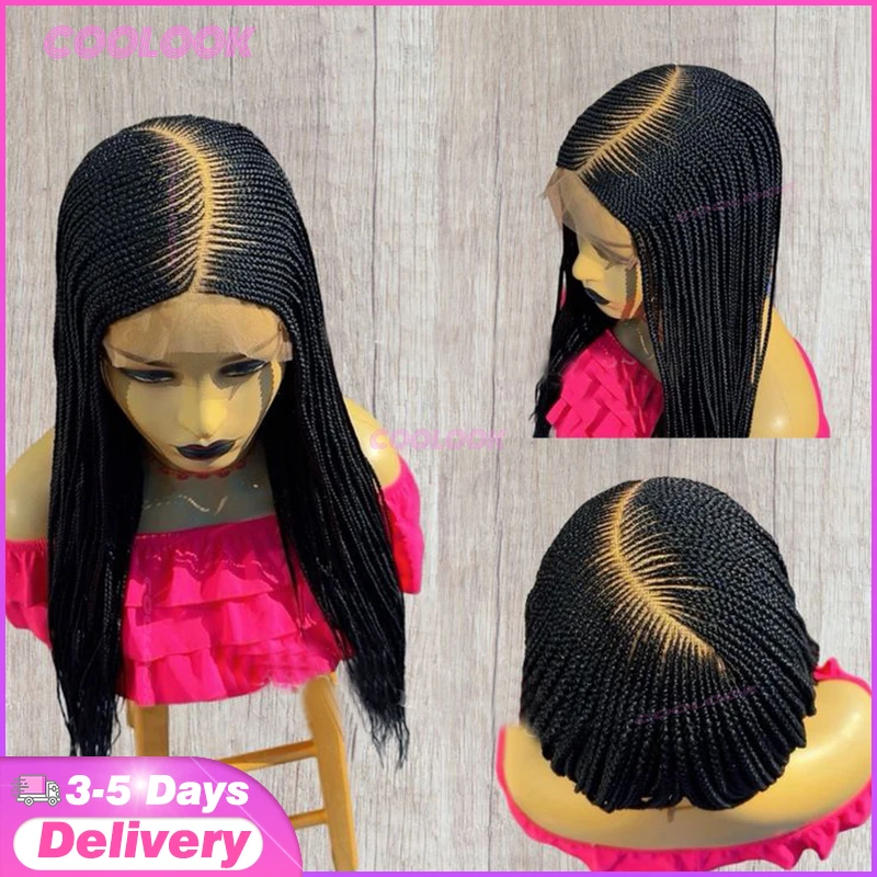 

Несколько стилей, 36 дюймов, косички, кружевной парик, синтетические полные кружевные плетеные парики для чернокожих женщин, плетеный парик без узлов