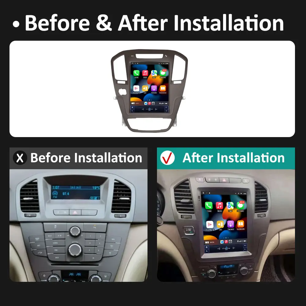 Car Multimedia Radio Video Player WIFI for Opel Insignia Buick Regal 2009 2010 2011 2012 - 2013 IPS Touch Screen Accessories BT