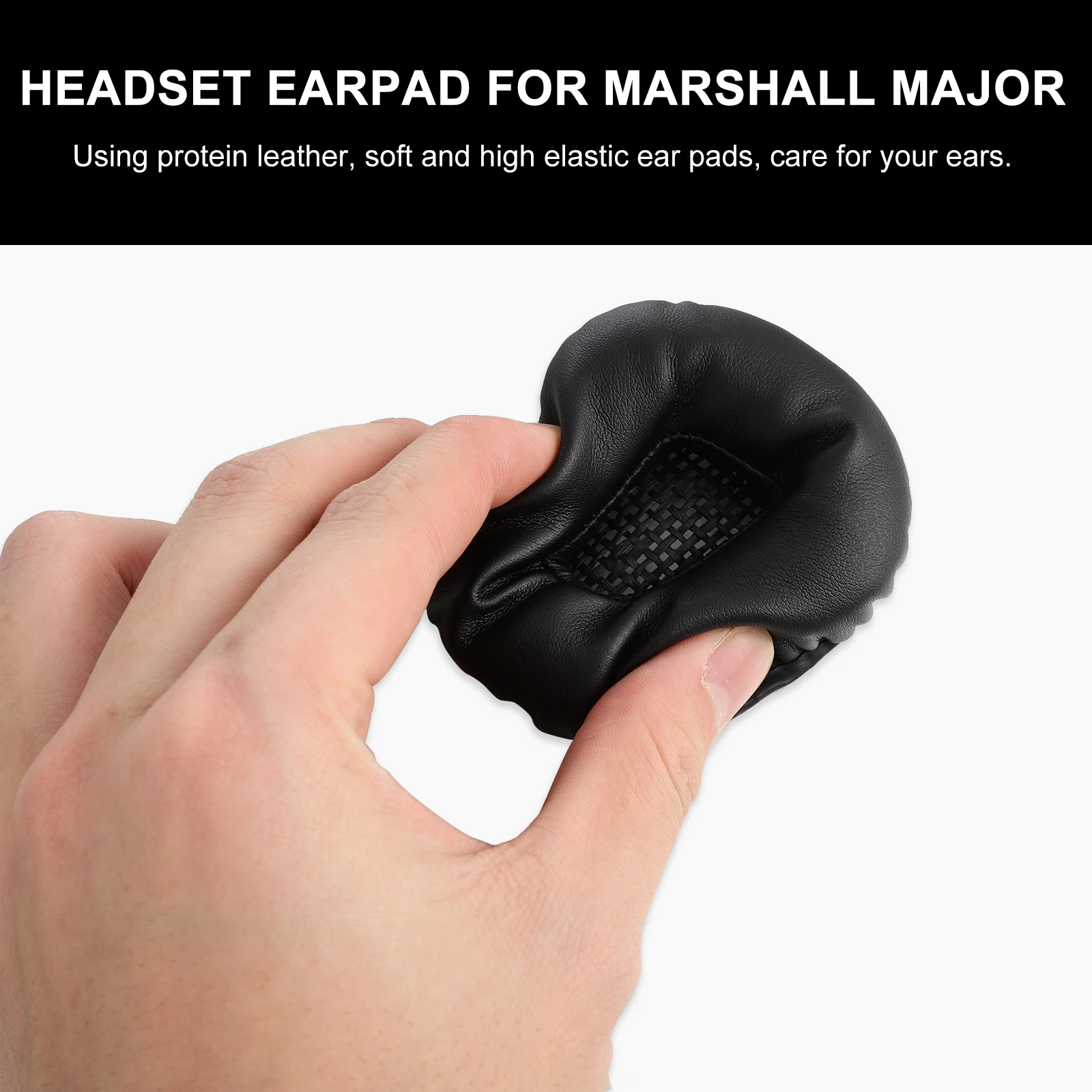 

Protein Skin Earphone Sponge Headset Cushion Replacement Pad for Major High Elastic Durable Soft Comfortable Long Use Good Music