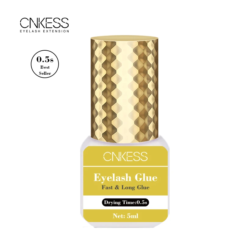 CNK Free Advance Eyelash Extensions Glue 5ml Hypoallergenic Long Lasting Water Proof Latex Opp Bag Eyelash Glue Wholesale Clear
