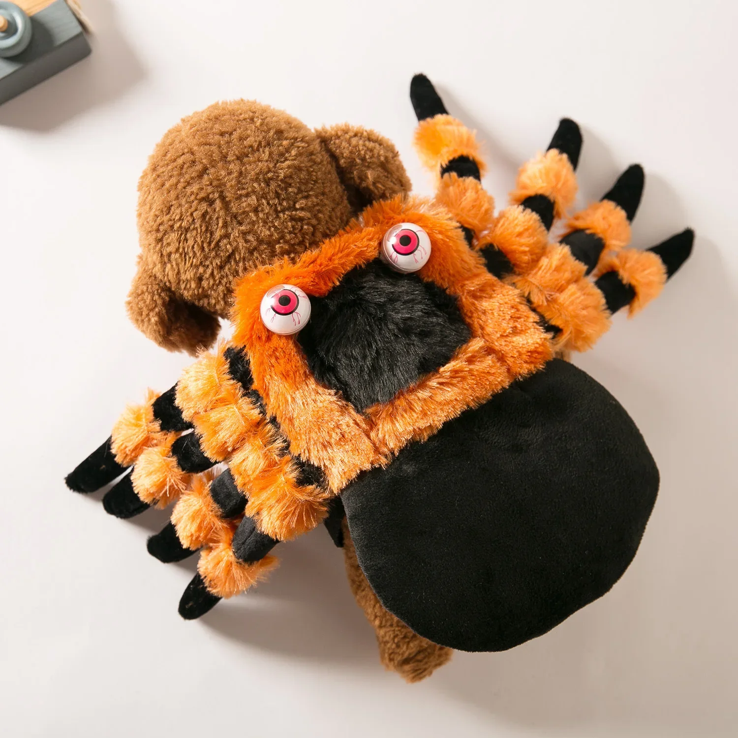 New Halloween Spider Costume for Dogs & Cats, Funny Creepy Crawly Cosplay Outfit, Adjustable Velcro for Small Medium Large Pet
