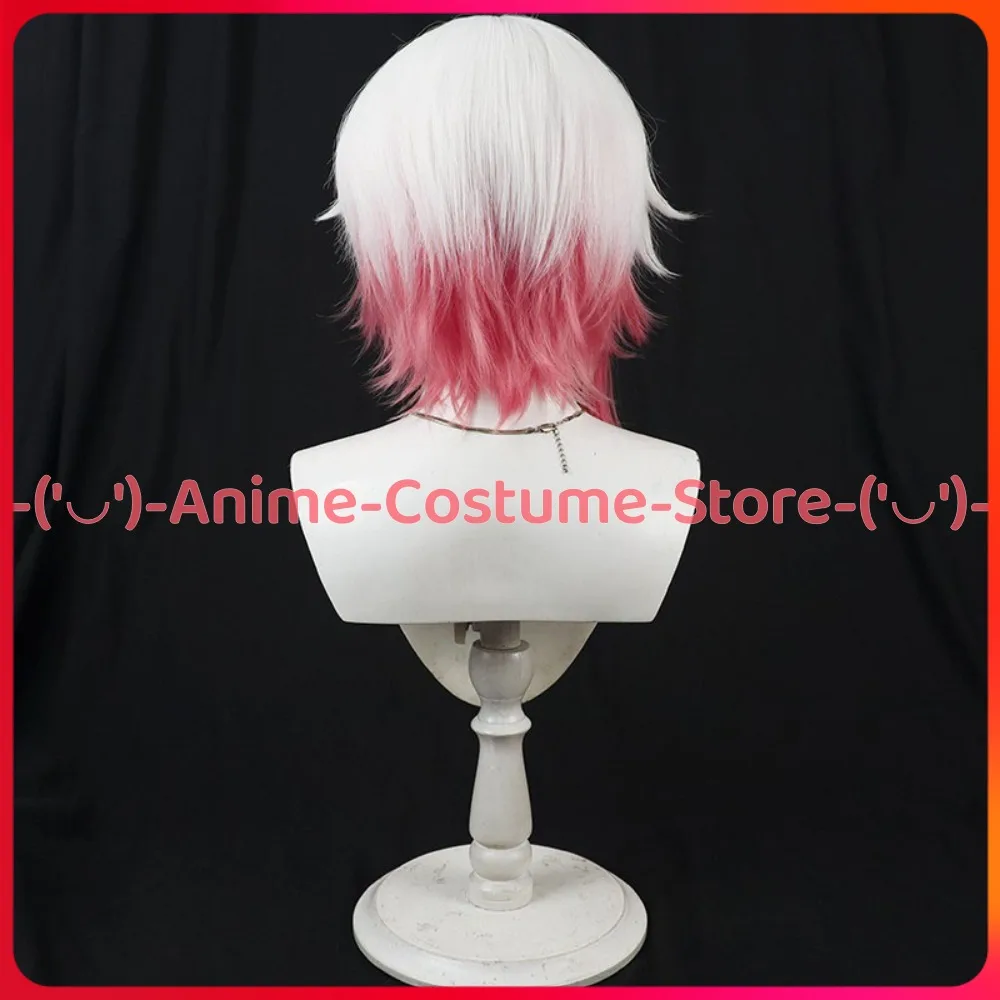 الساحرة محاكمة إيما ساكورابا شعر مستعار تأثيري أنيمي لعبة شخصية هالوين كرنفال زي حفلة الباروكات مقاومة للحرارة الشعر الاصطناعية #5
