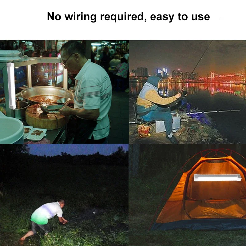 Imagem -05 - Portátil Luzes Led de Emergência Usb Recarregável Camping Lamp Lanterna Power Failure Trabalho Tent Luz ao ar Livre 30w 60w 90w dc 5v