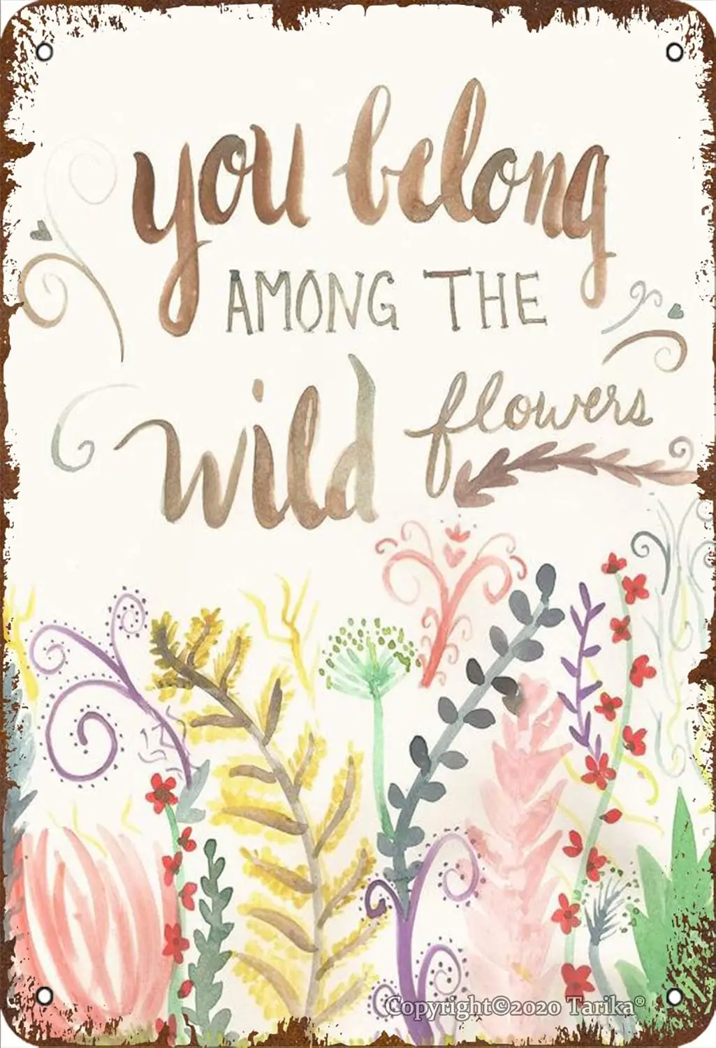 Вы принадлеете к диким цветам, винтажные металлические знаки, внутреннего дворика, крыльца, Настенный декор, искусственные цветы, оловянные постеры, декор для комнаты, сада, таблички 12