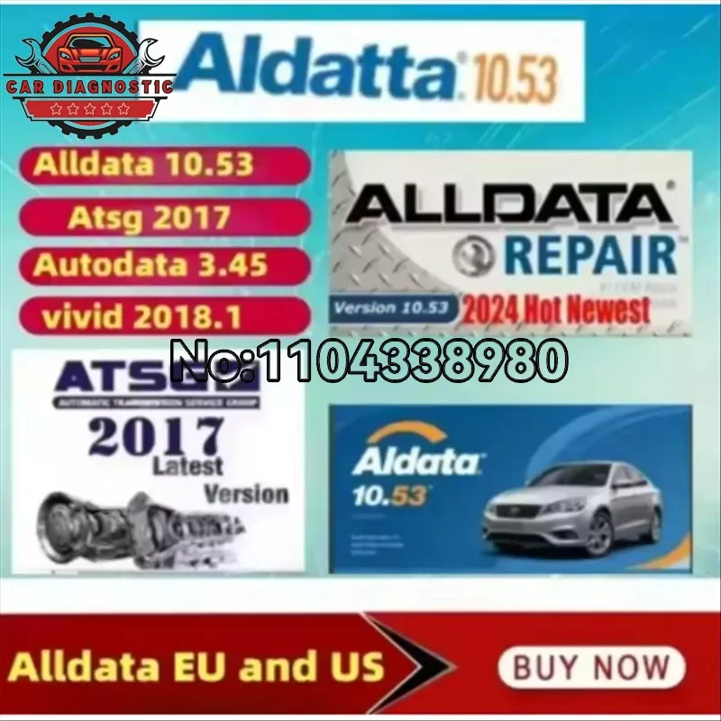 2026 hot selling newest  for  alldata 10.53 software auto repair software All data car software with Wiring diagram