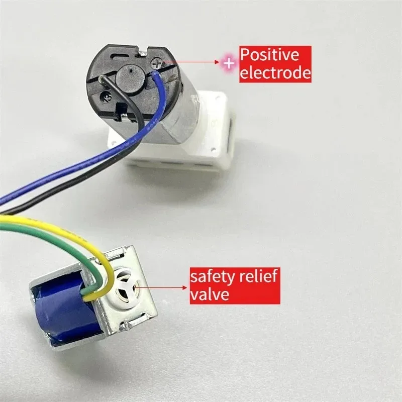 Wrist Blood Pressure Monitor Parts, 030 Air Pump & Solenoid Valve Set DC3V Inflator/Air Valve