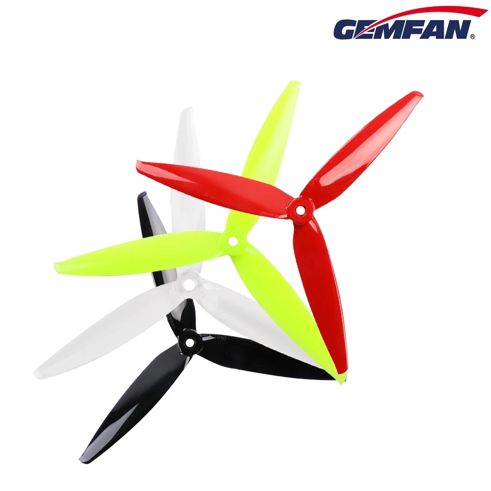 

4pcs/2pairs Gemfan Flash 7040 7 Inch 3-Blade Propeller for FPV Racing Drone RC Quadcopter Spare Parts RC Parts DIY Accessories