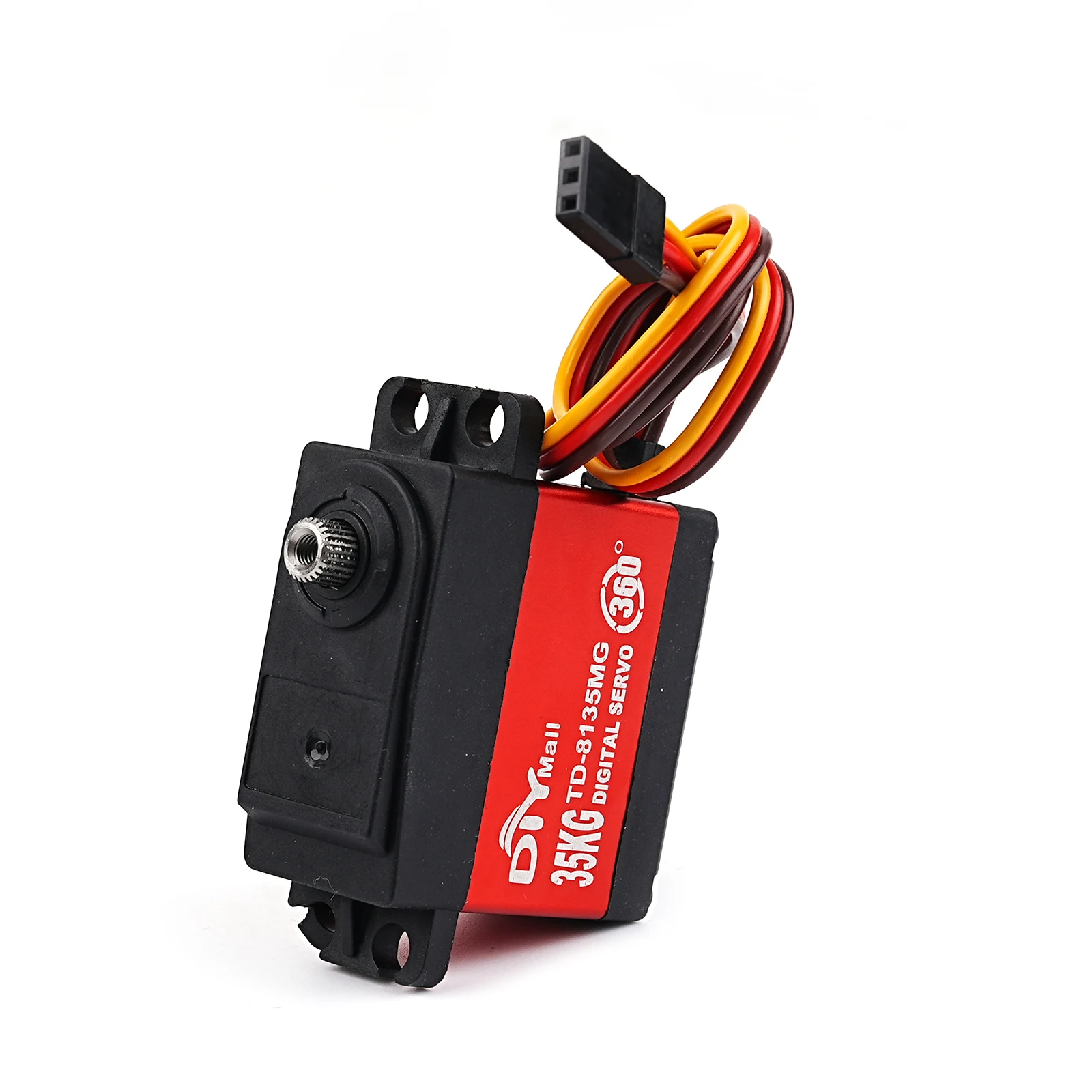 

TD-8135MG 35 кг цифровой радиоуправляемый серводвигатель с регулируемым углом 360 градусов водонепроницаемый большой крутящий момент 25 т металлический рычаг для радиоуправляемых автомобилей самолетов