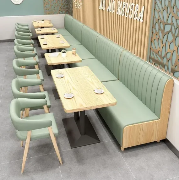 #Modern Design Sofa Table And Chair Combination For Coffee Shops Desserts Living Rooms-for Milk Tea Restaurants Book Bars