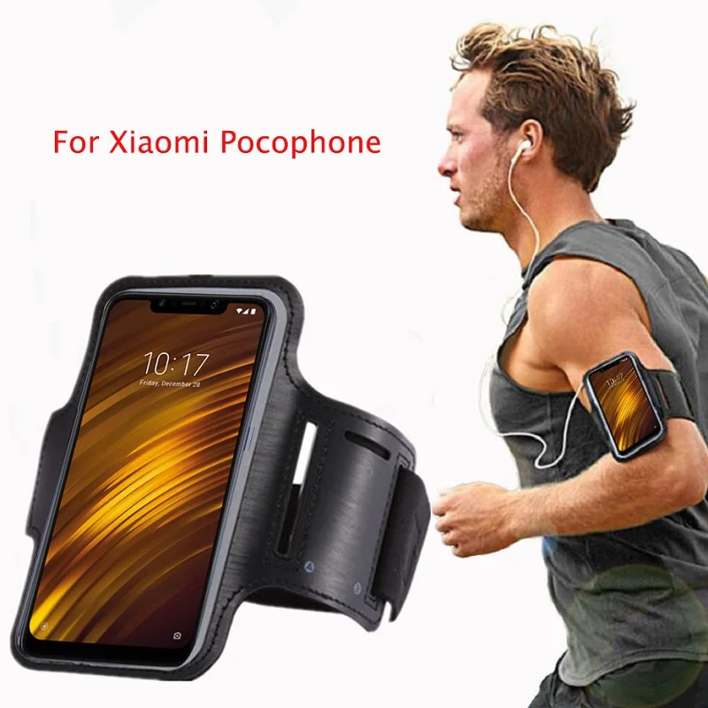 Running Sports Phone Holder Case For Xiaomi Poco X6 X4 X3 X5 Pro GT NFC Arm Band Gym Waterproof Mobile Phone Bag Case Pouch