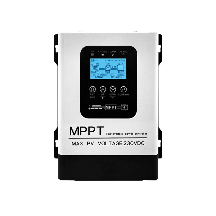 

Auto 12V-96V MPPT 60A Solar Charge Controller 230V LCD Touch For Lifepo4 Lithium GELLead Acid Home Solar Panel System