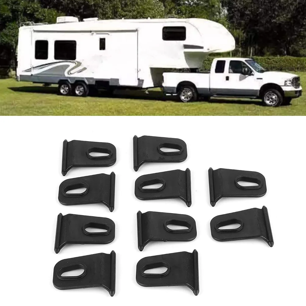 

10pcs Portable Awning Hooks Clothes Hanger Organizer Rack Easy To Install For RV Caravan Camper