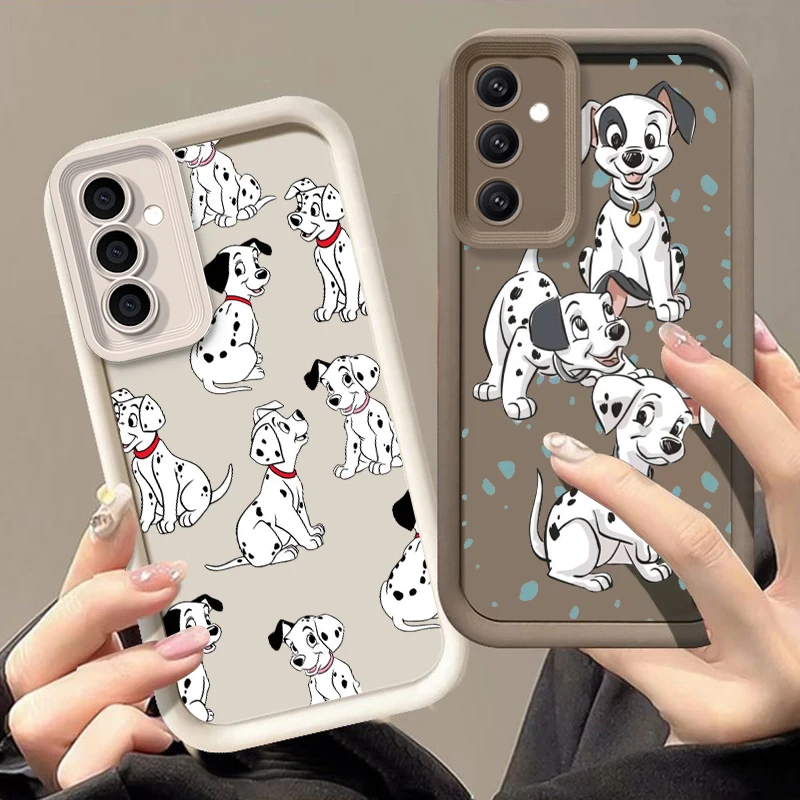 Disney 101 Dalmatians For Redmi Note 13 12 11 10 9 Pro Plus 5G POCO F3 F4 F5 X3 X4 X5 GT Soft Eye Ladder Phone Case