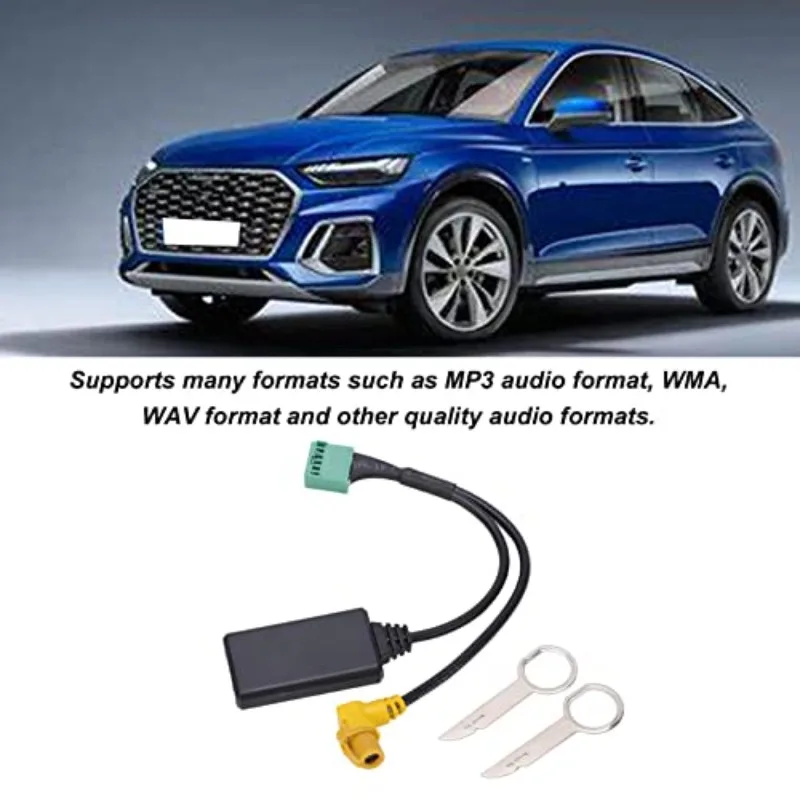 

3G Bluetooth 5.0 AUX Кабель-адаптер MMI AMI Аудиокабель для Audi Q5 A4L A6L Q7 A5 S5 A4 A6 12-контактный беспроводной автомобильный аудиовход