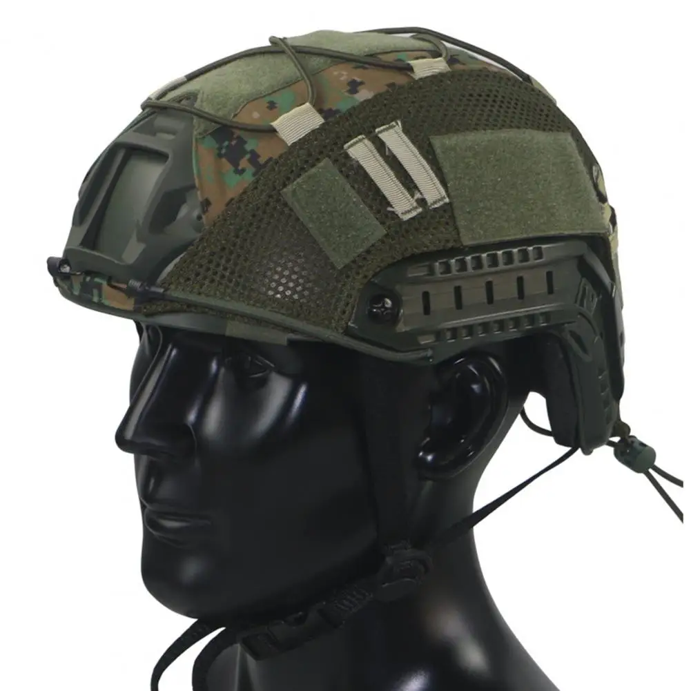 Helmet Cover For Helmet Camo Non reflective Helmet Cover Elastic Cord Helmets Airsoft Paintball Military Helmets Cover