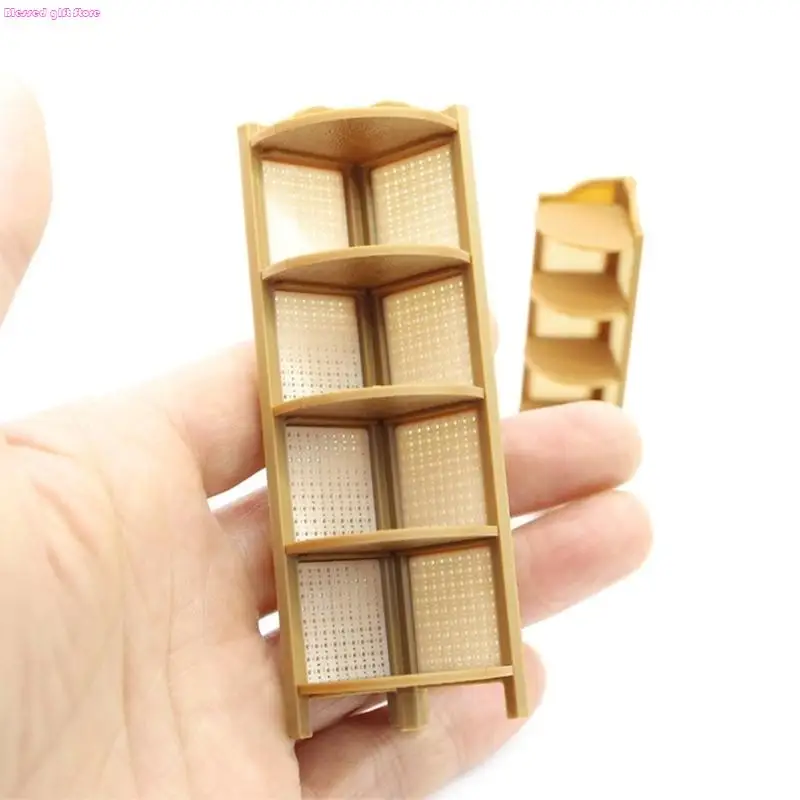 D0JC Corner Mini Display Shelf Craft For Model House Bedroom Decors And Display