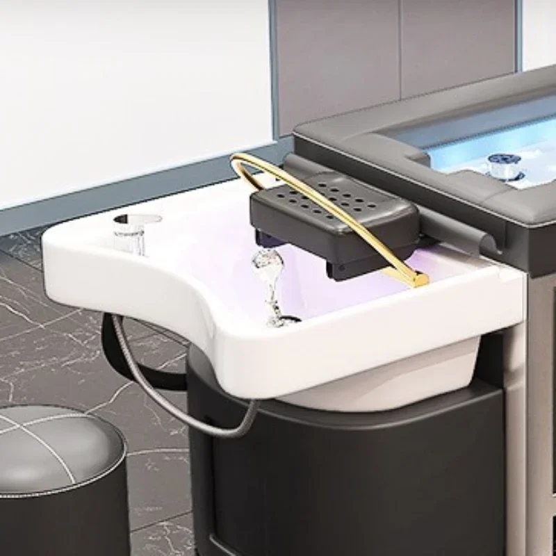 

Женские стулья для салона красоты, эстетика, шампунь для бритья, оборудование для мытья, укладка волос, стилист, кровать, кресло для макияжа, профессиональное