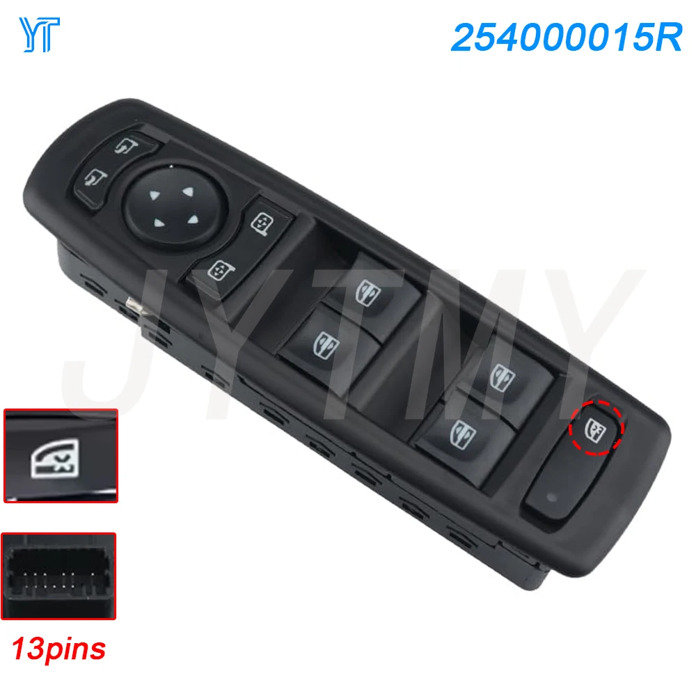 

Electric Power Window Switch Car Accessories for Renault Fluence Megane 3 Laguna 2008-2016 Front Left Glass Lifter Control Parts