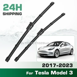 For Tesla Model 3 2017-2023 2018 2019 2020 2021 2022 LHD&RHD Front Wiper Blades Windshield Windscreen Window Brush 26