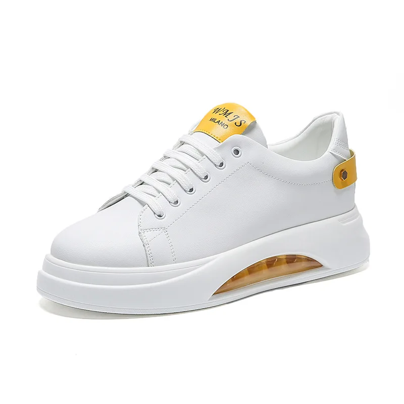 Casual Low-top Korean Men's Shoes Small White Style Board Shoes Trend Breathable All Match Inside Increase Spring