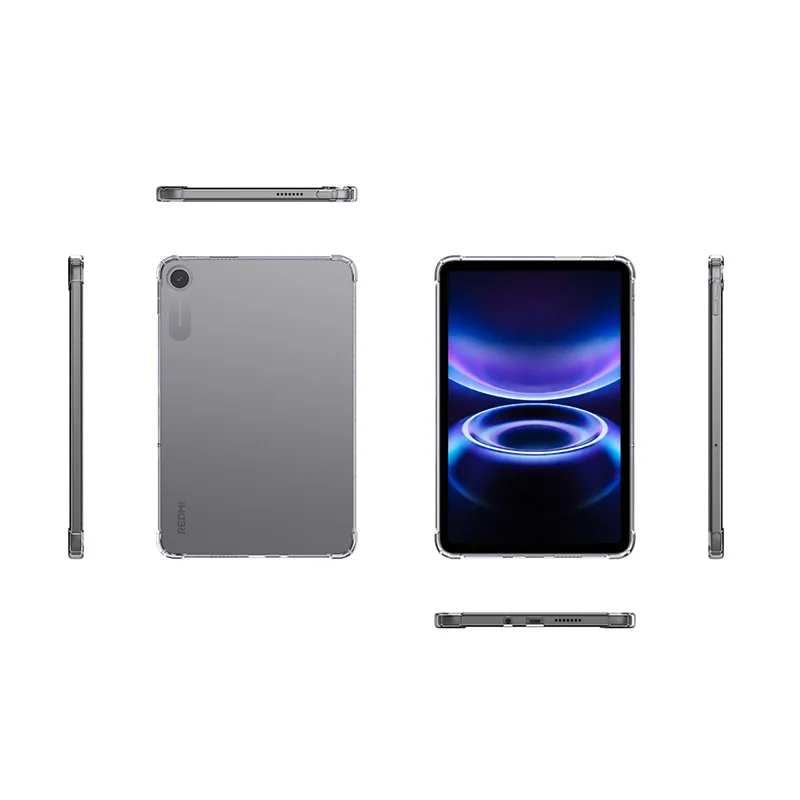 For Xiaomi Redmi Pad 2 SE 9.7 Inch 2026 Protective Case Fall-Proof Airbag Soft Silicone Clear TPU Transparent Tablet Cover