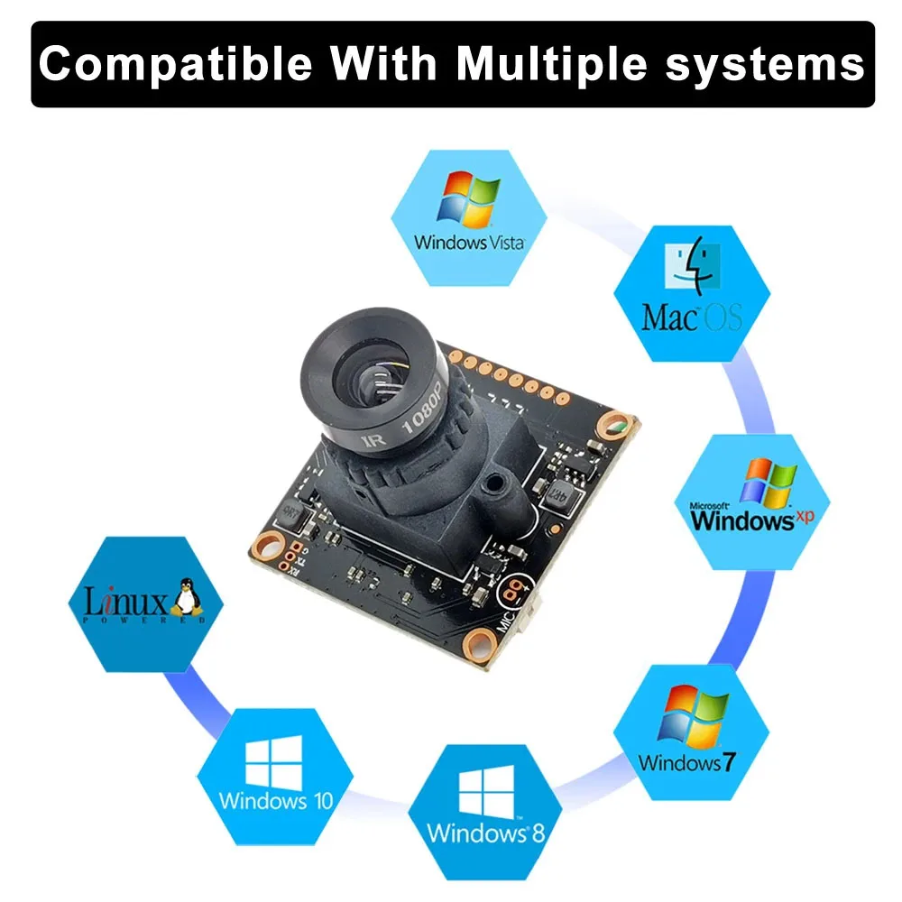 HD 4MP PC Video USB Webcam Module 2560x1440 Mjpeg 30fps High Speed Mini USB2.0 Endoscope Camera With Microphone UVC Plug And Pla