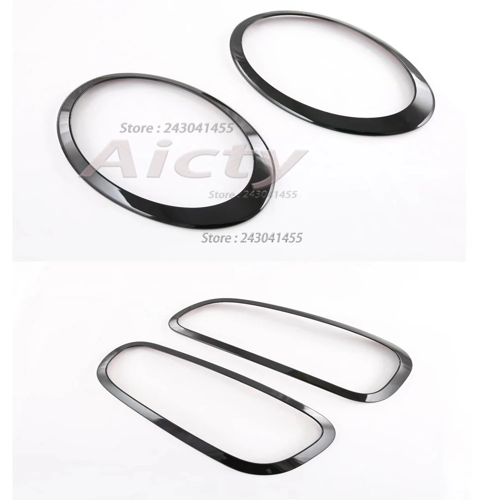 Für Mini Cooper Clubman F54 2022 Auto Zubehör ABS Scheinwerfer Rücklicht Rahmen vorne Hinten Lampe Ring Dekorative Abdeckung Aufkleber – Detail 18