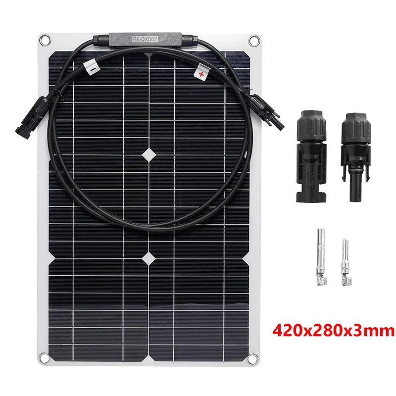 300W 600W Flexible Solar Panel 18V Solar Cell With 10A-100A Controller Power Bank for Outdoor Camping Phone Car RV Yacht