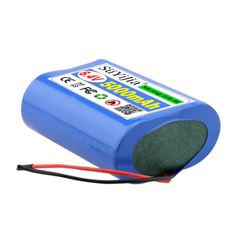 LiFePO4 26650 Lithium Iron Phosphate 5000MAh 6.4V 7.4V Power Tool Lighting Fixture Solar Street Light Battery
