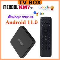 Mecool KM7 SE TV Box Android 11 ATV Google Certified LPDDR4 2GB RAM 32GB Dual Wifi BT5.1 Support AV1 Youtube 4K Set Top Box