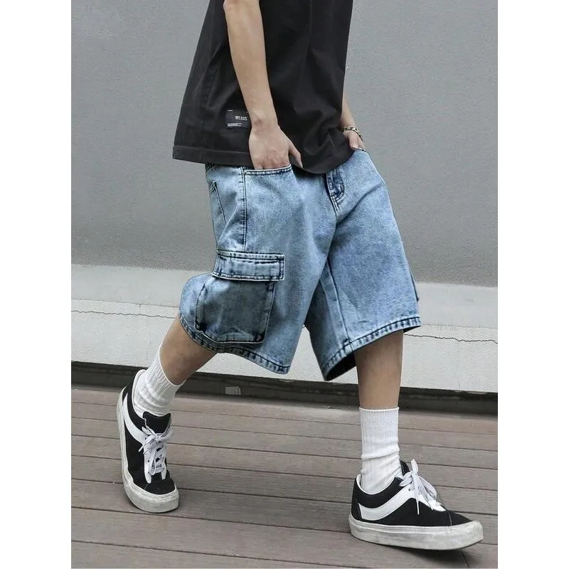 

Casual Denim Shorts L 44869 Comfortable Unisex Denim Shorts That Retain Their Shape Spring Season Drawstring Waist