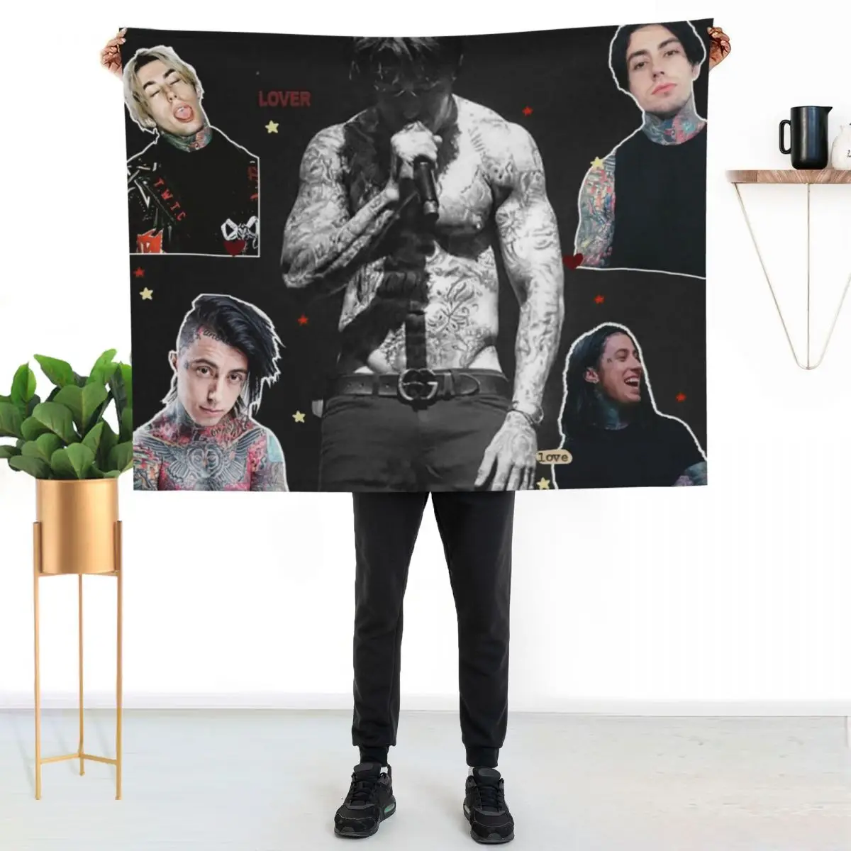 ronnie radke photo collage Throw Blanket Plaid Decoratives Single Flannel Furry Blankets For Bed Blankets