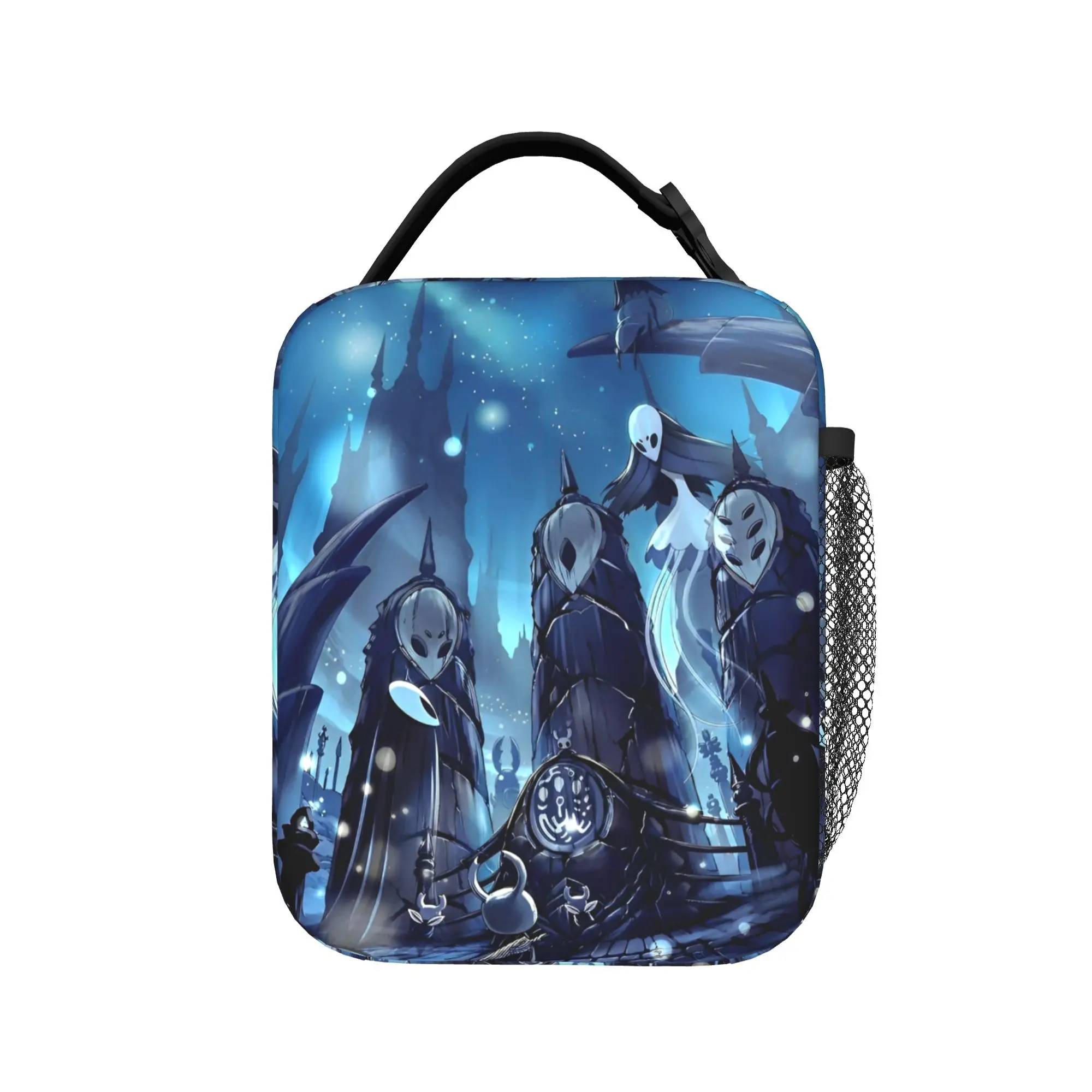Hollow Knight  Insulated Lunch Bag Cooler Bag Reusable,Lunch Container High Capacity Tote Lunch Box Bento Pouch