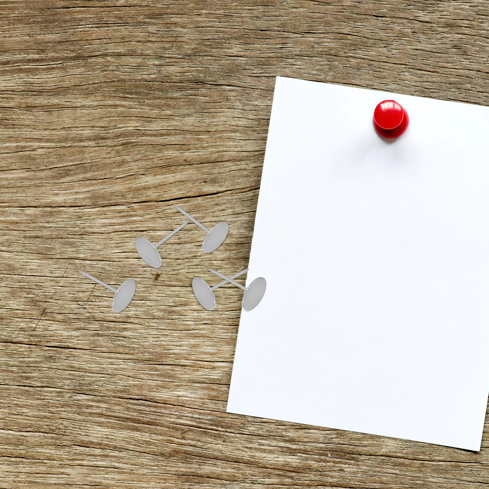 

100Pcs Flat Head Thumbtacks Finish Upholstery Tacks Longer Thicker Design for Home Decor Wall Mounting Soft Push Pins