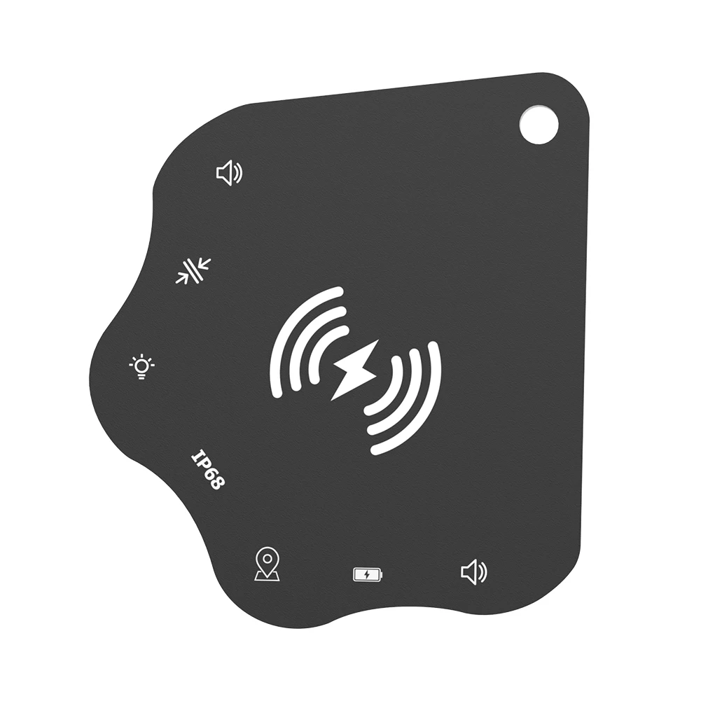 

Wireless Charging Smart Tag Wallet Tracker IPX68 Waterproof Works for Apple Find My Ultra Thin Tracker Keys Suitcase Bag Locator