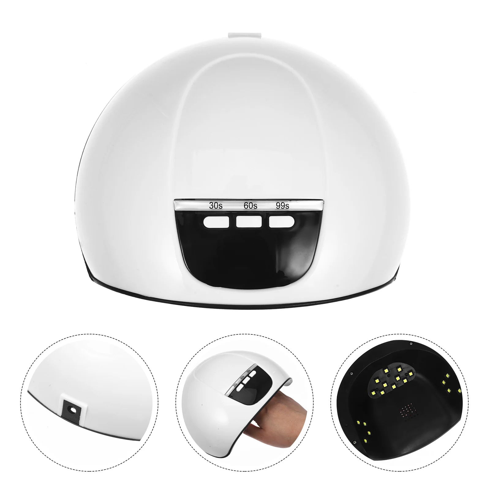 12 حبة 36 واط شاشة Led مسمار الفن مصباح Usb هلام مجفف الأظافر مصباح علاج صغير للمنزل صالون استخدام قوس شكل مانيكير ضوء