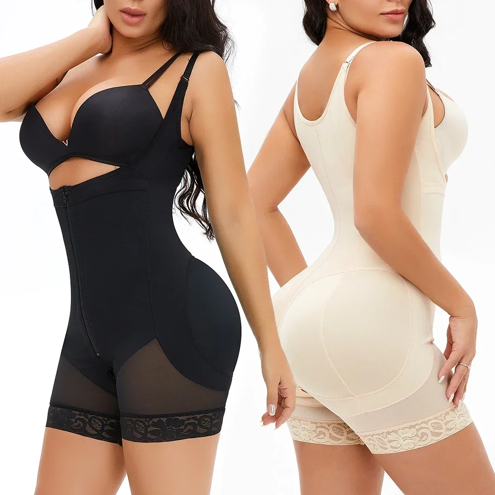 

Shapewear for Women Tummy Belly Control Full Body Shaper Waist Trainer Fajas Colombianas Compression Bodysuit Slim Underbust