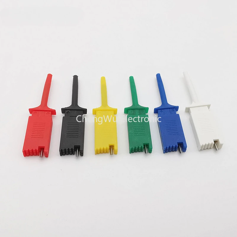 5pcs Test Hooks Clips for Logic Analyzers Logic Test Clip Flattening Test Flat Hook Connection