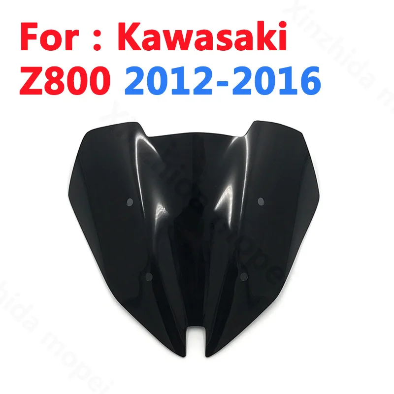 

Screen For Kawasaki Z800 Z 800 2012 2013 2014 2015 2016 Motorcycle Windshield Windscreen Wind Deflectors Viser Visor Black
