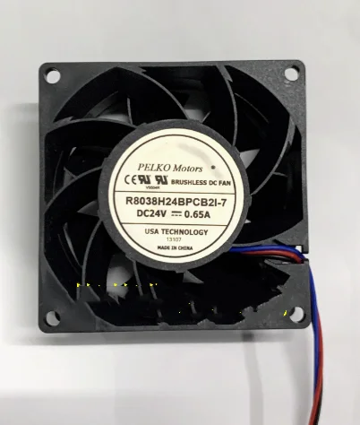 

New Original Fan PELKO MOTORS R8038H24BPCB2I-7 R8038H24BPCB21-7 24V 0.65A